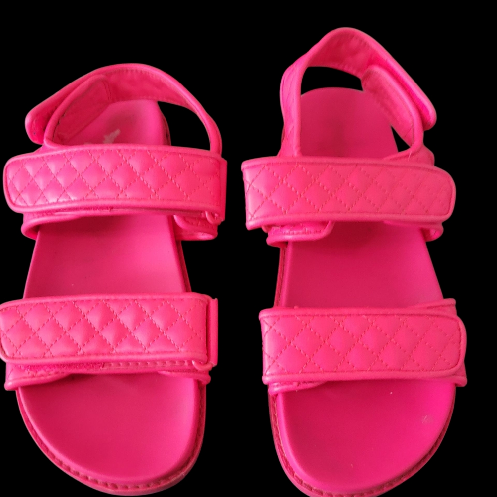Aldo Vibrant Pink Quilted Sandals